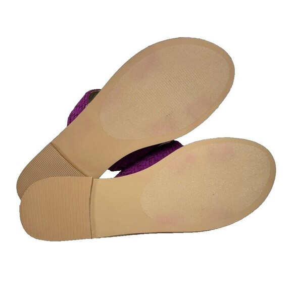 Carlos Santana Women's Size 9M Sandals Slip On Slide Flat Open Toe Fuchsia - Picture 5 of 7